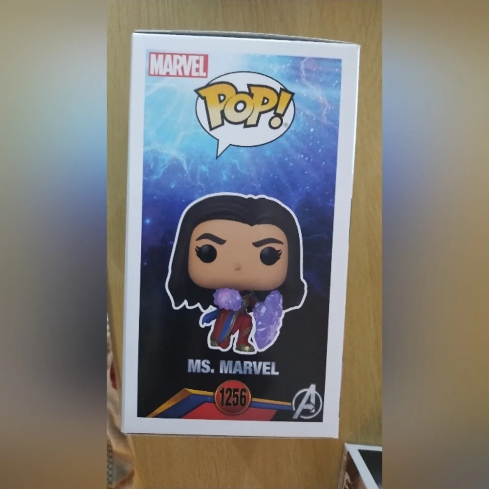 #1256 Funko Pop! Marvel: The Marvels - Ms. Marvel *Embiggen Punch Shop Exclusive